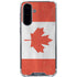 Canada Flag Distressed Galaxy A36 5G Clear Case